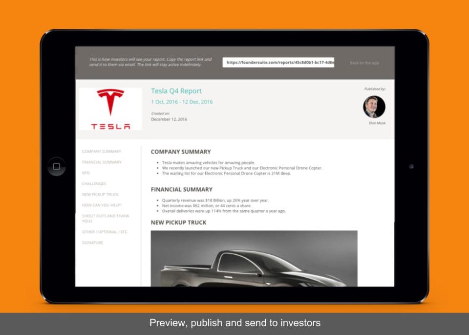 Foundersuite Screenshot 2