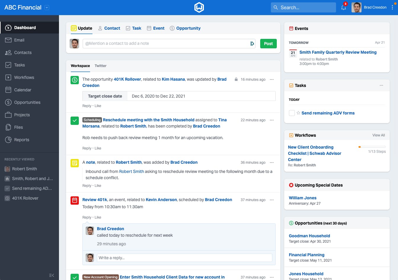 Wealthbox Screenshot 1