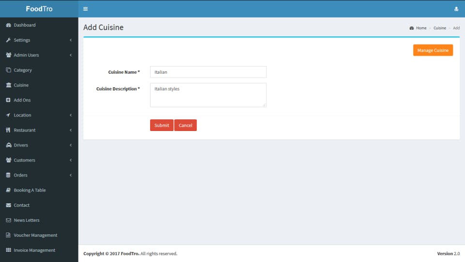 Foodtro Screenshot 3