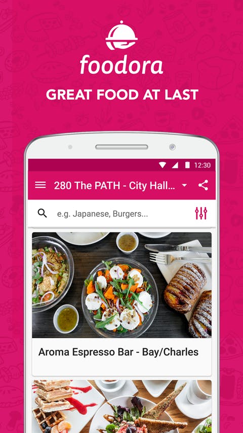 foodora Screenshot 1