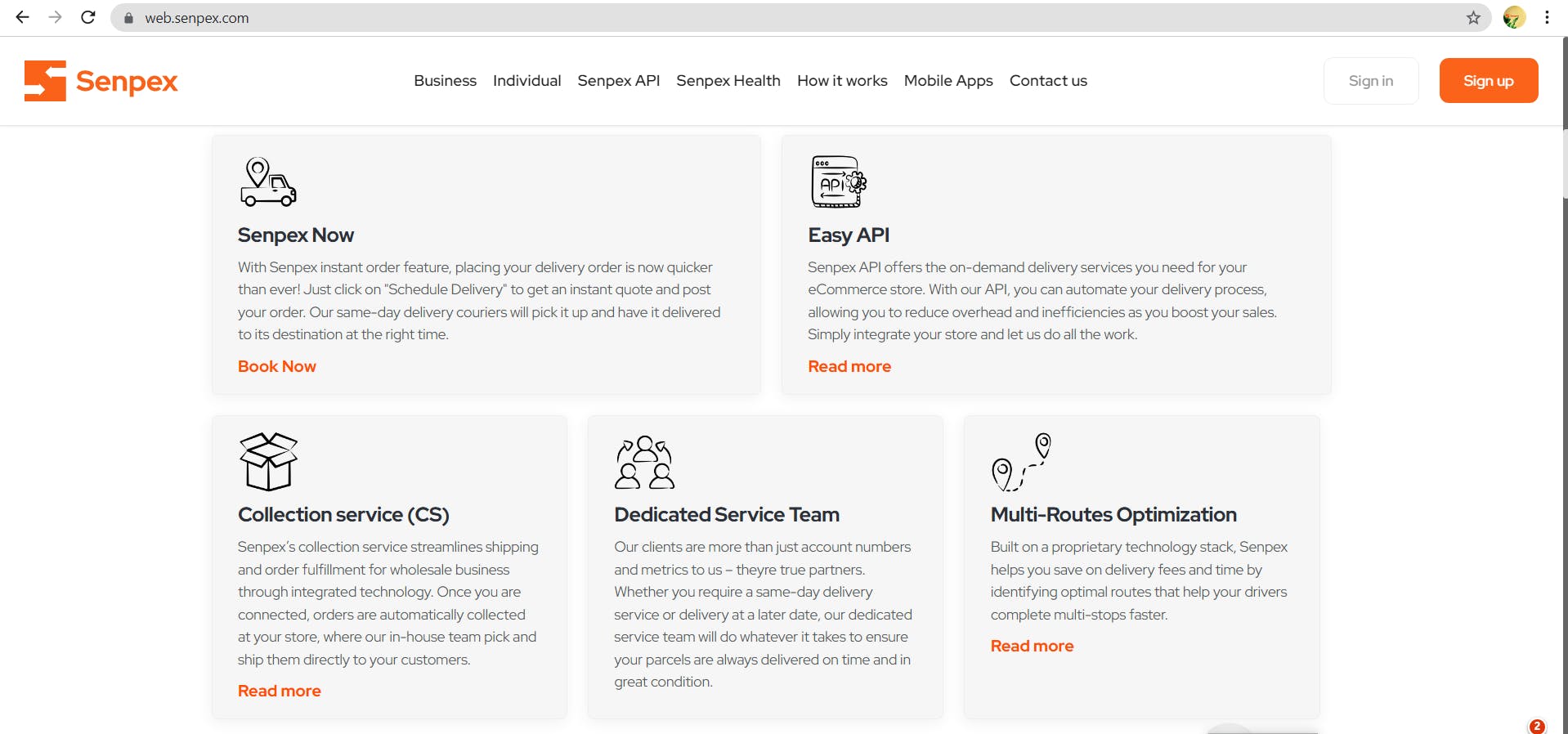 Senpex Screenshot 2