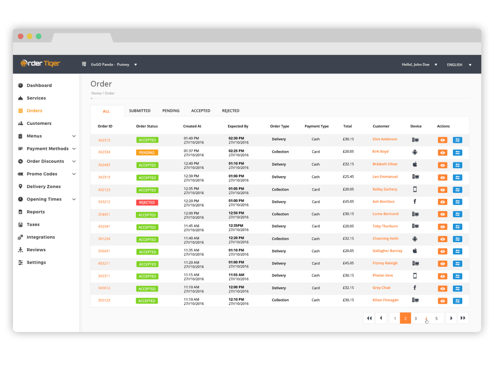 Order Tiger Screenshot 3