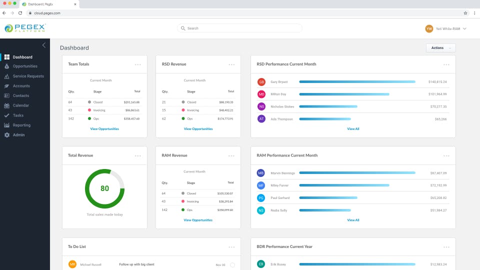 PegEx Platform Screenshot 2