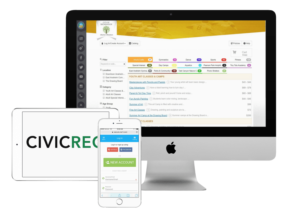 CivicRec Screenshot 1