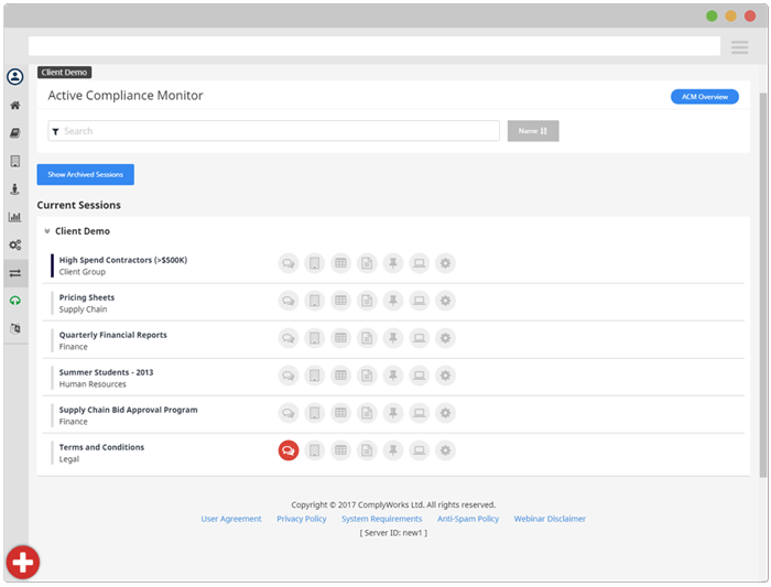 Active Compliance Monitor Screenshot 1