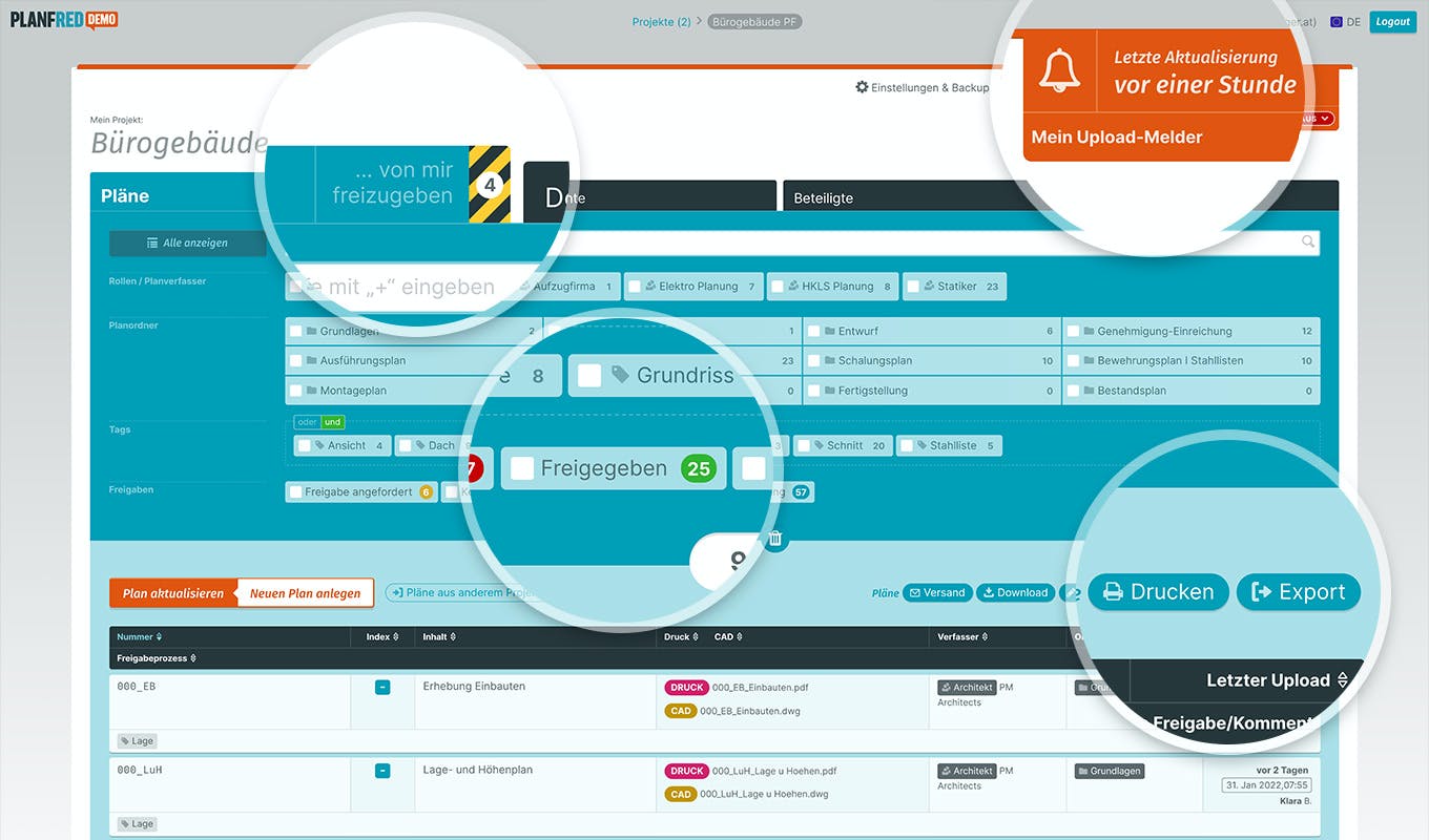 PLANFRED Screenshot 1