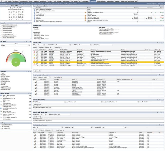 e-Service Suite Screenshot 1