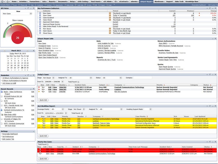 e-Service Suite Screenshot 2