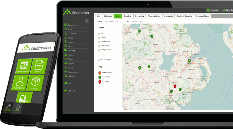 FIELDMOTION Screenshot 2