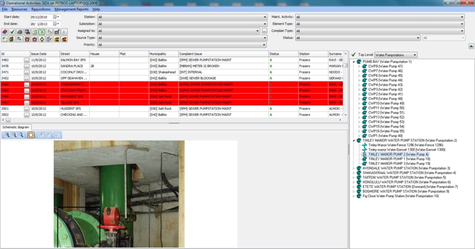 EDAMS Plant IMS Screenshot 1