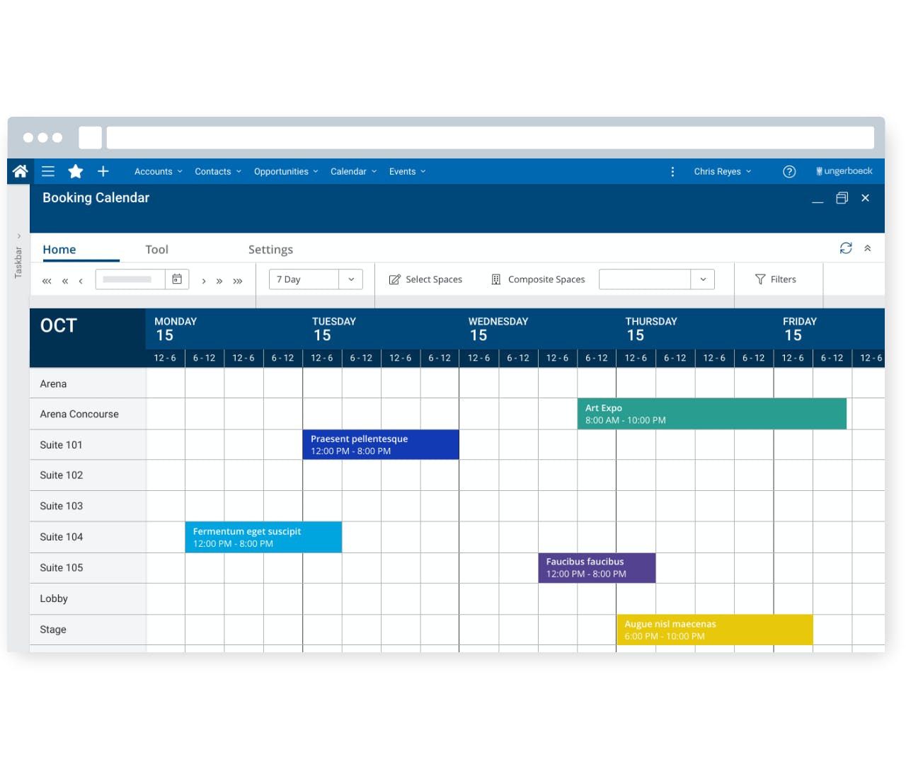 Ungerboeck Software Screenshot 3