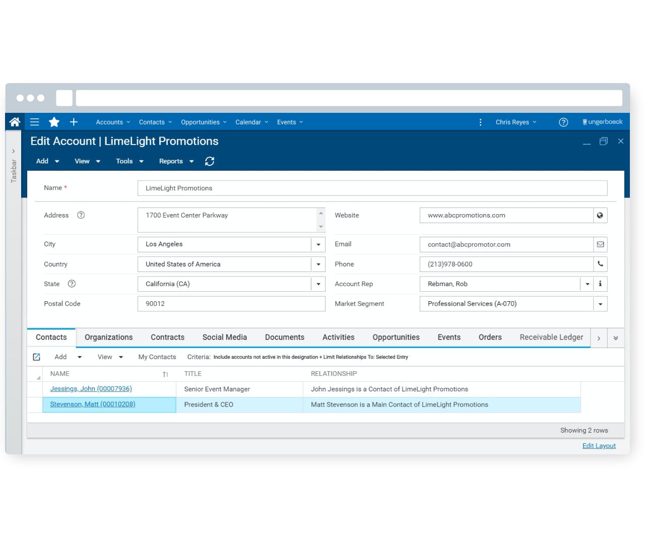 Ungerboeck Software Screenshot 5