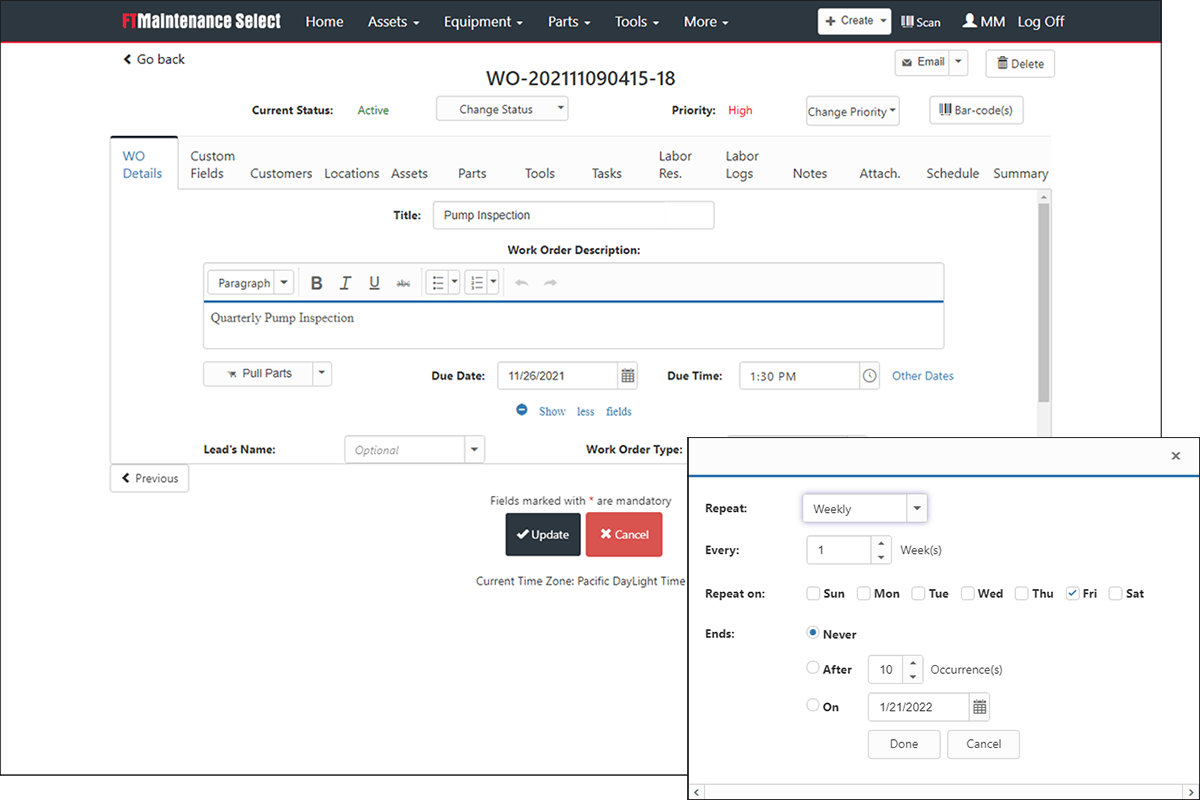 FTMaintenance Select Screenshot 4