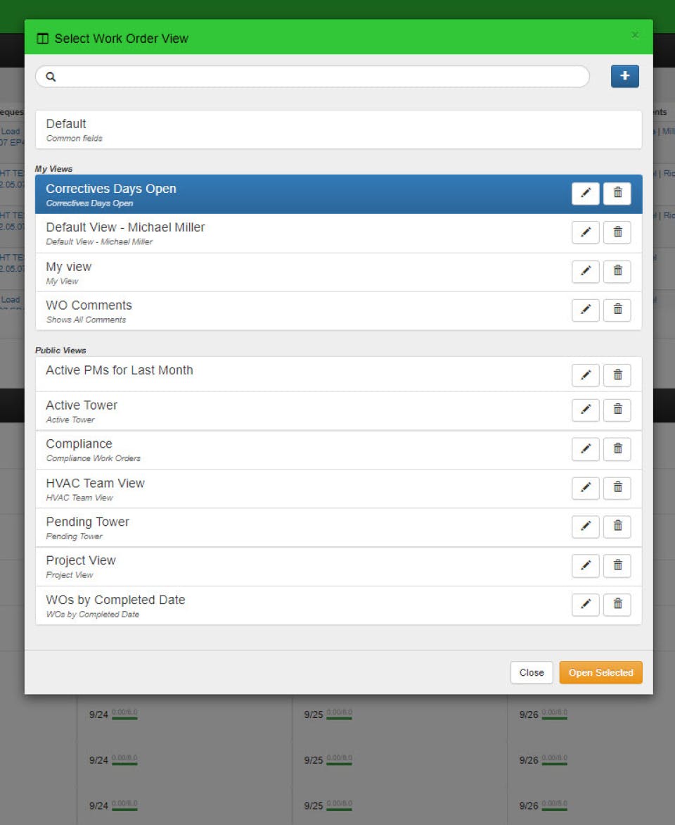 FSI CMMS Screenshot 1