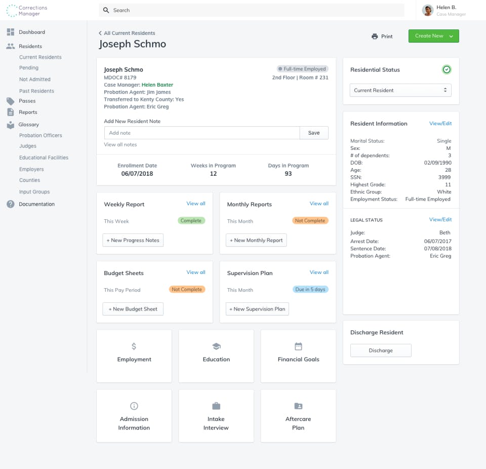 Corrections Manager Screenshot 1