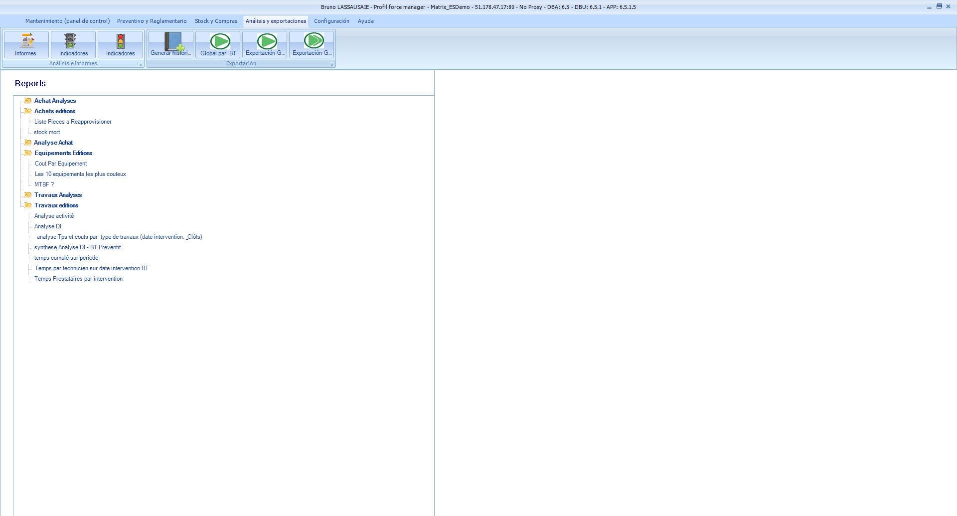 Matrix Engine GMAO Screenshot 5