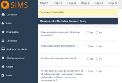 QSIMS Screenshot 1
