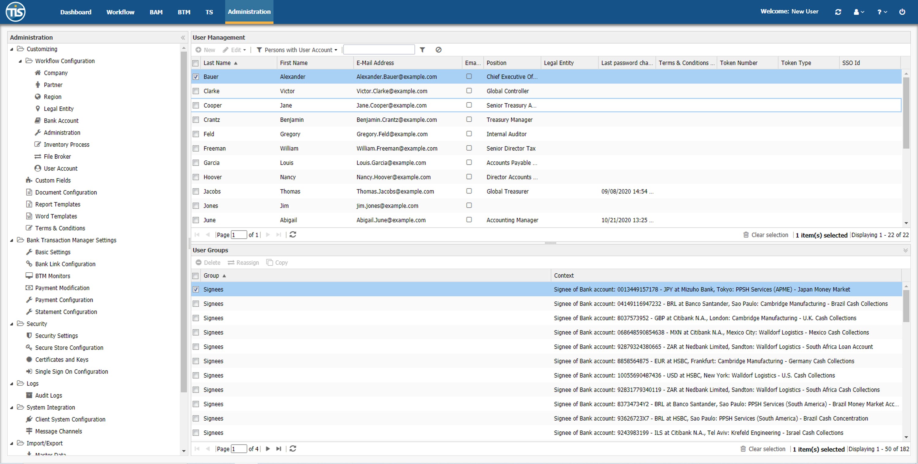 Treasury Intelligence Solutions Screenshot 1