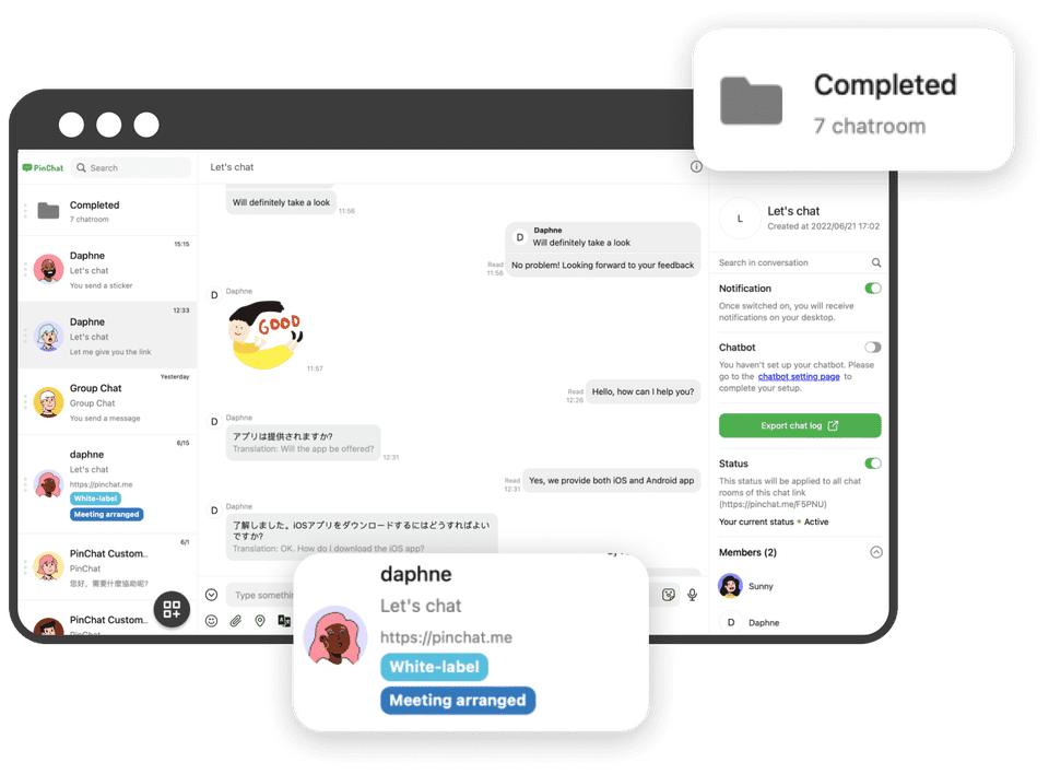 PinChat Screenshot 5