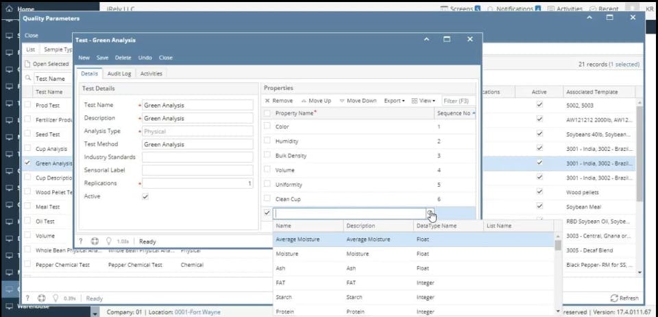 iRely i21 Screenshot 2
