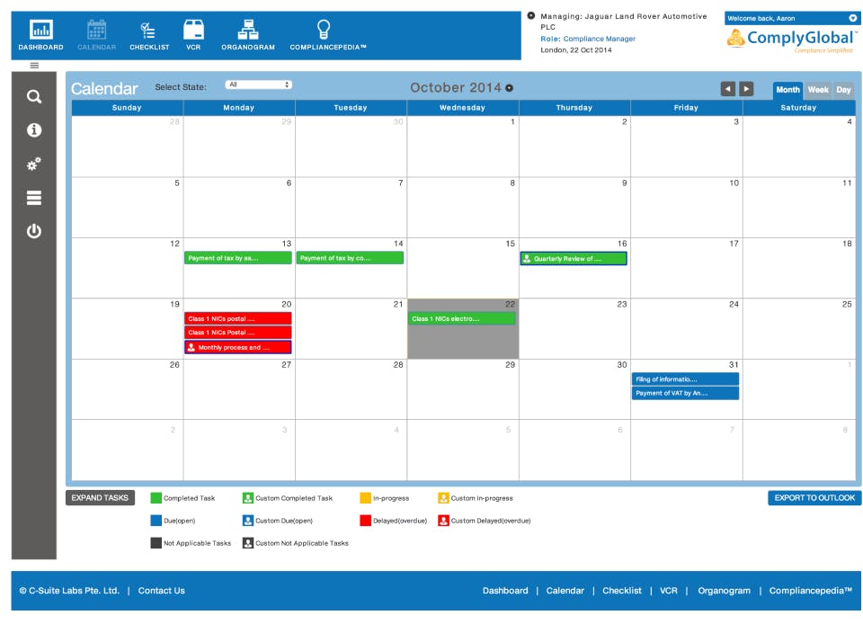 ComplyGlobal Screenshot 2