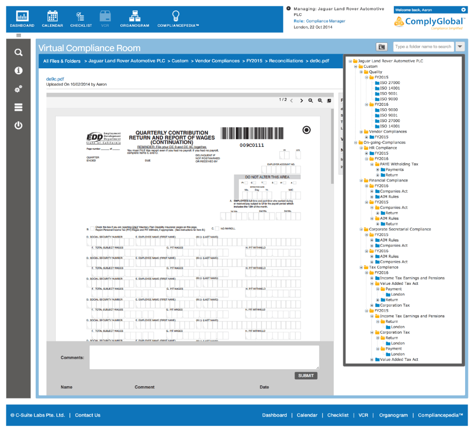 ComplyGlobal Screenshot 5