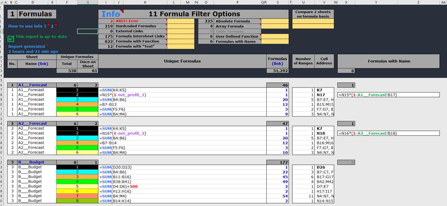 Excel Analyzer Screenshot 2