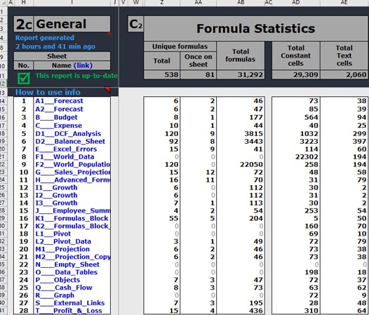 Excel Analyzer Screenshot 4