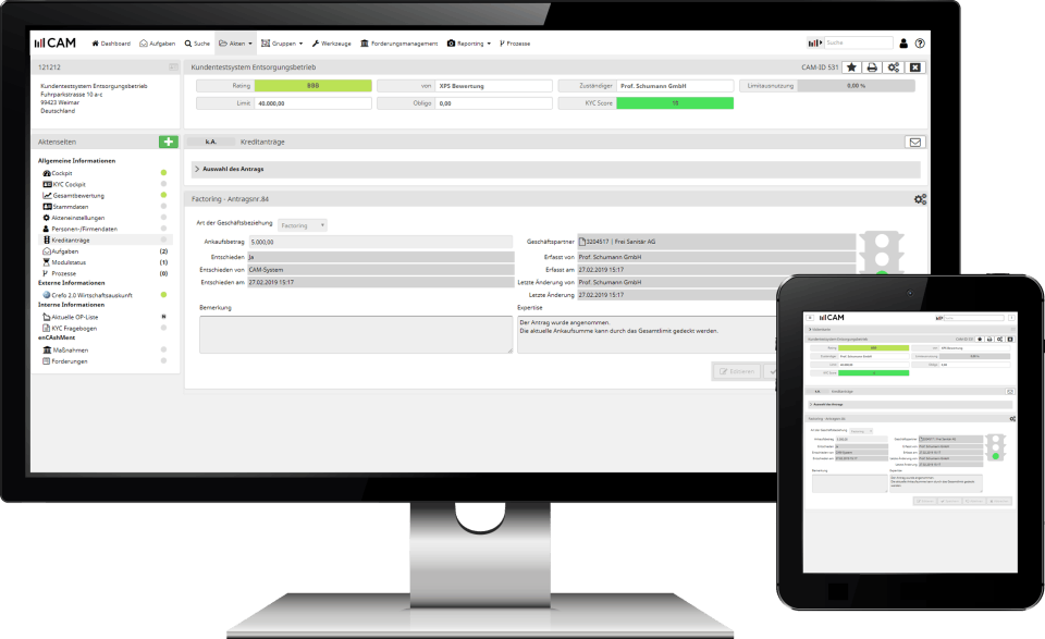 CAM Financial Services Screenshot 2
