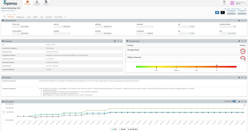 Inpensa Screenshot 1