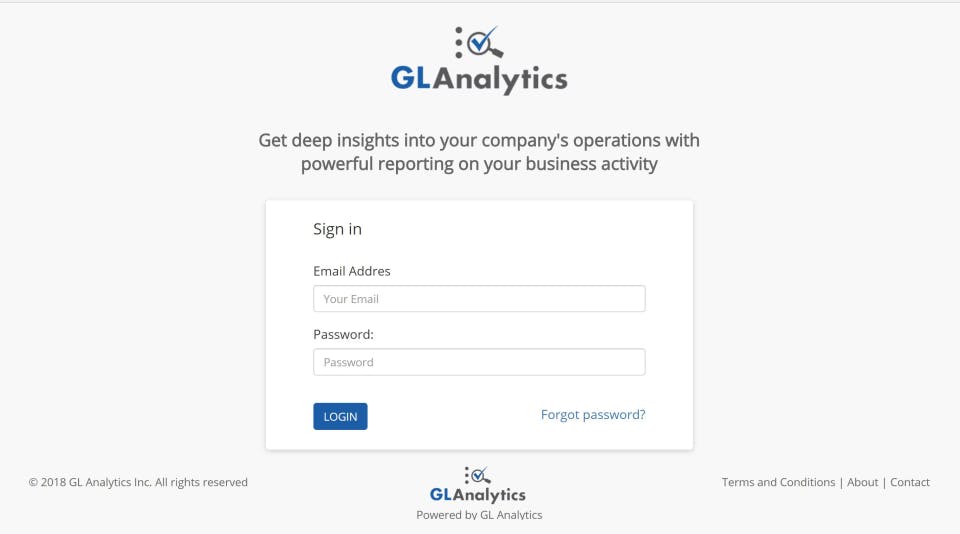 GLAnalytics Screenshot 1
