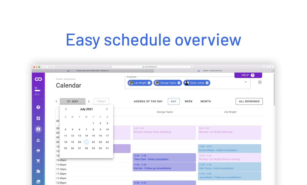 Calendesk Screenshot 2