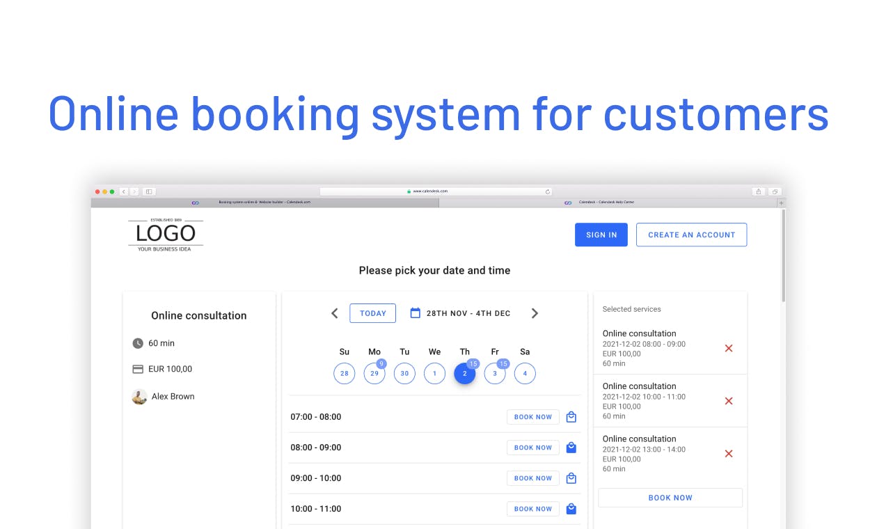 Calendesk Screenshot 4
