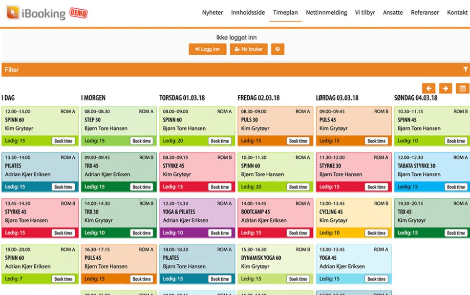iBooking Screenshot 1
