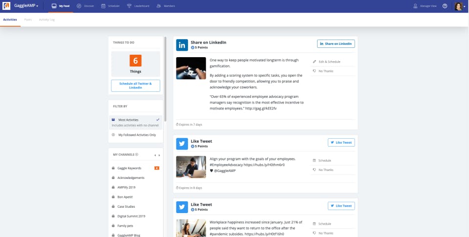 GaggleAMP Screenshot 2