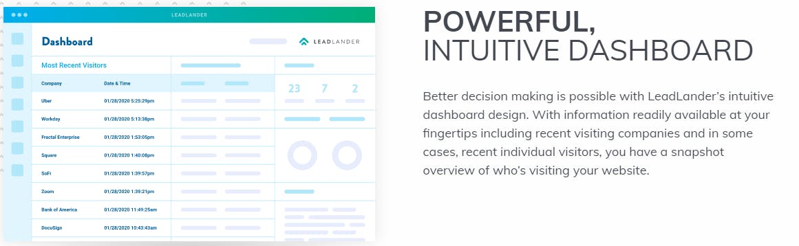 LeadLander Screenshot 2