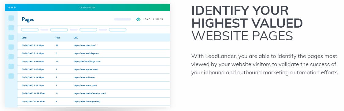 LeadLander Screenshot 5