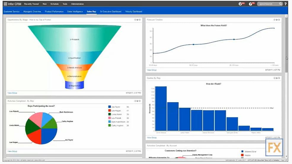 Infor CRM Screenshot 1