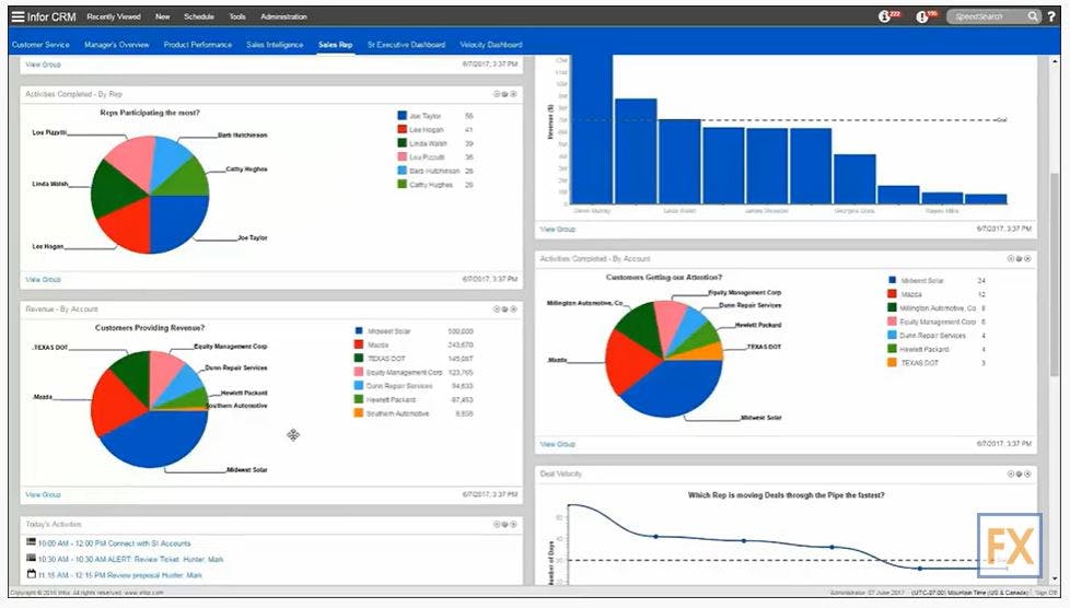 Infor CRM Screenshot 2