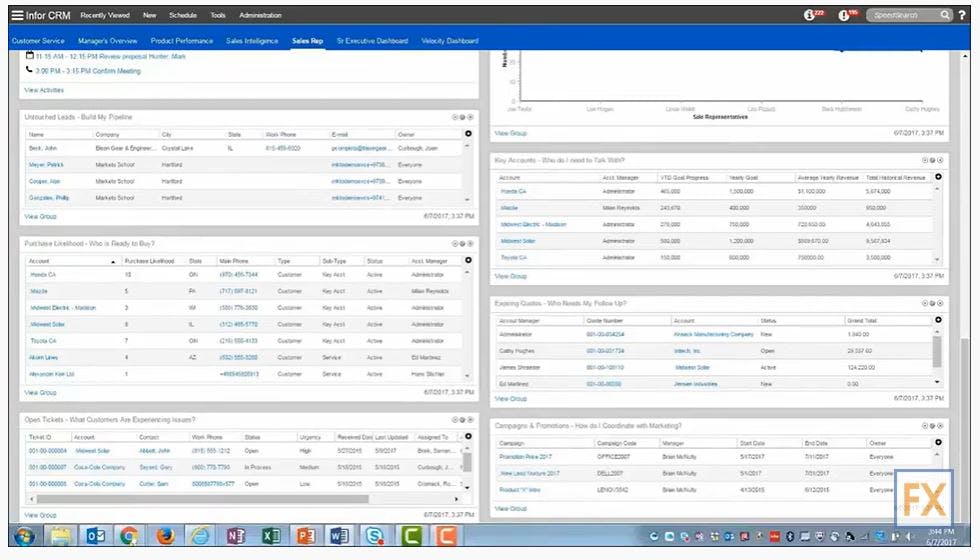 Infor CRM Screenshot 3