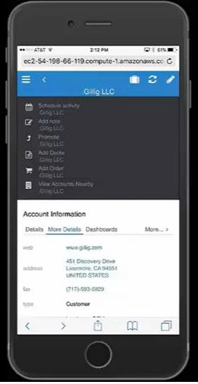 Infor CRM Screenshot 5