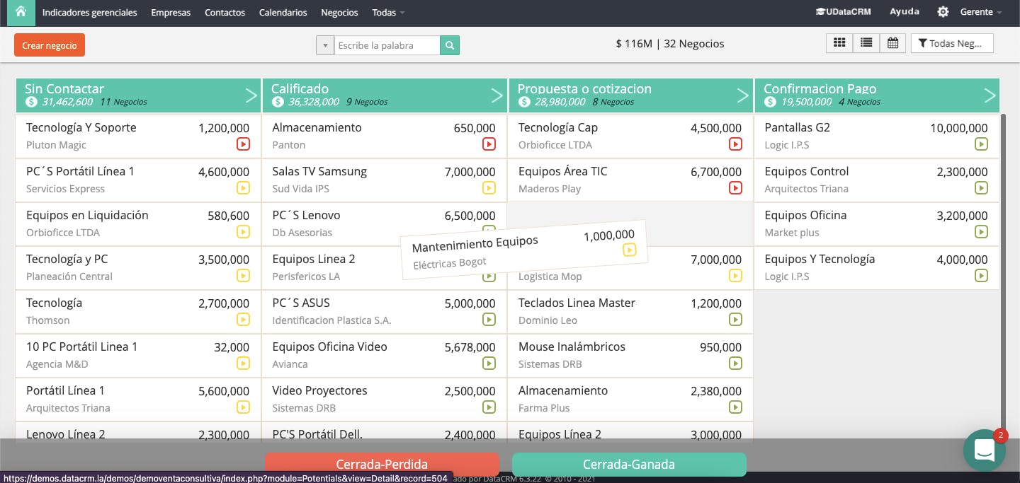 DataCRM Screenshot 3
