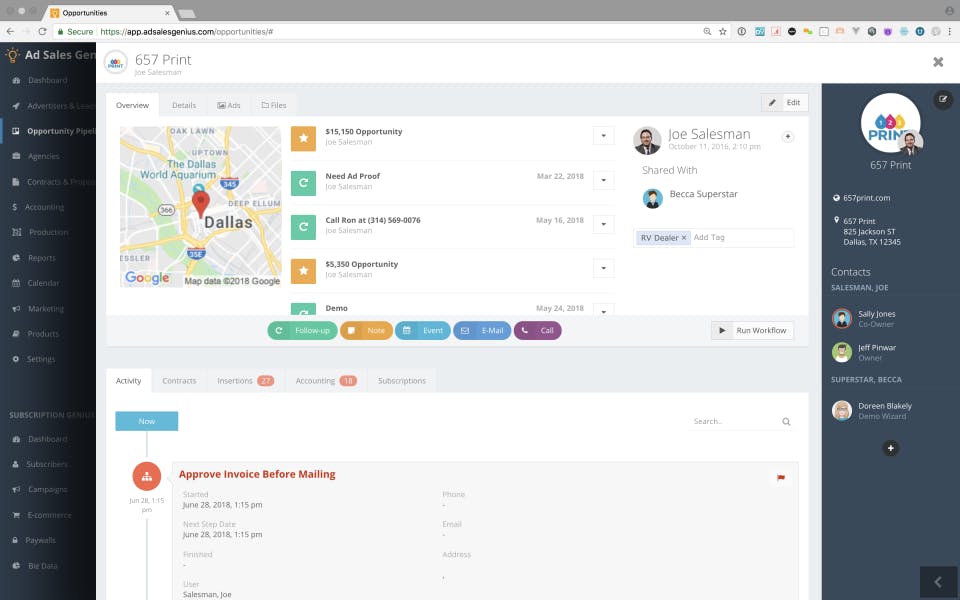 Ad Sales Genius Screenshot 5