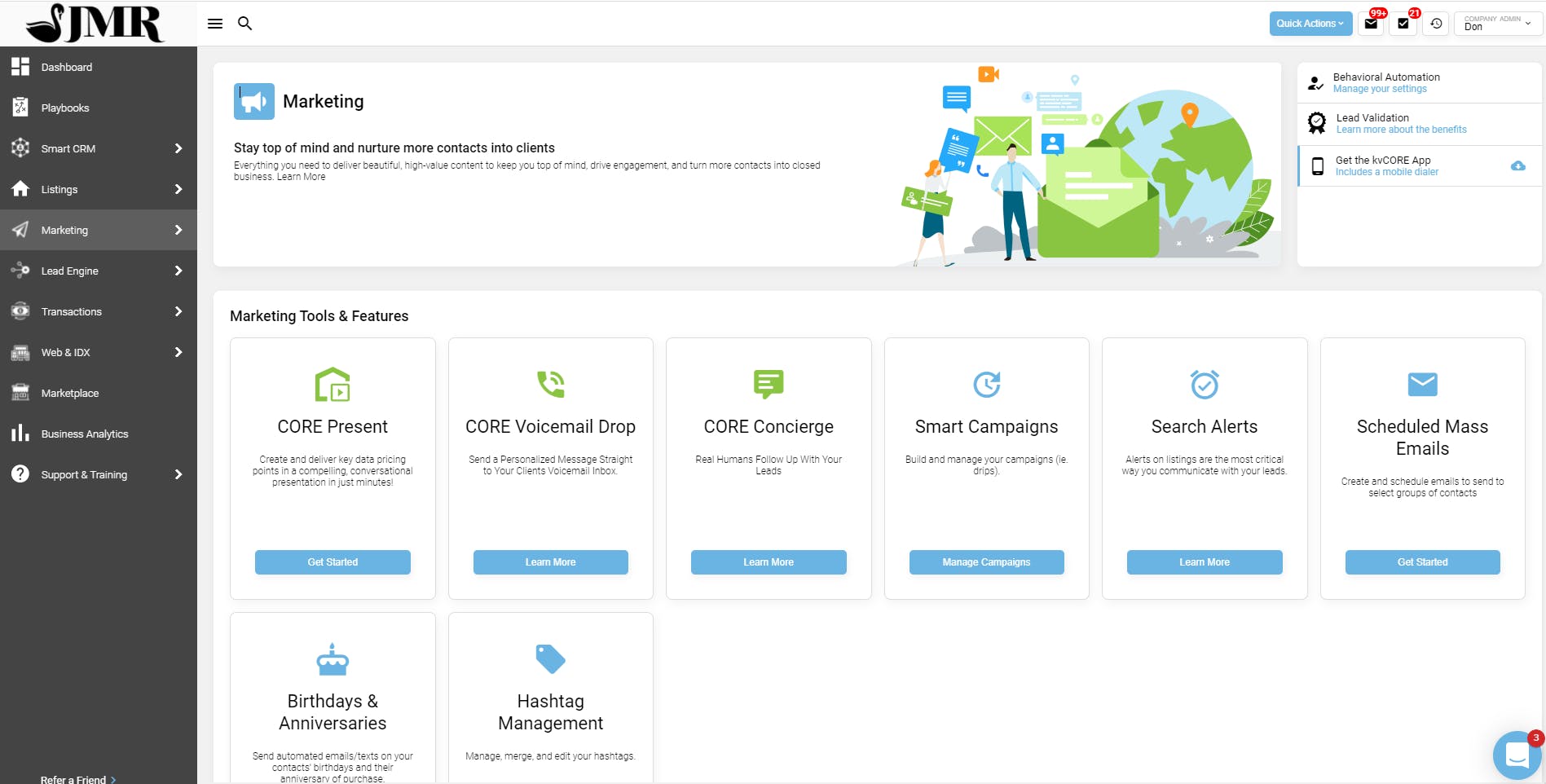 kvCORE Screenshot 2