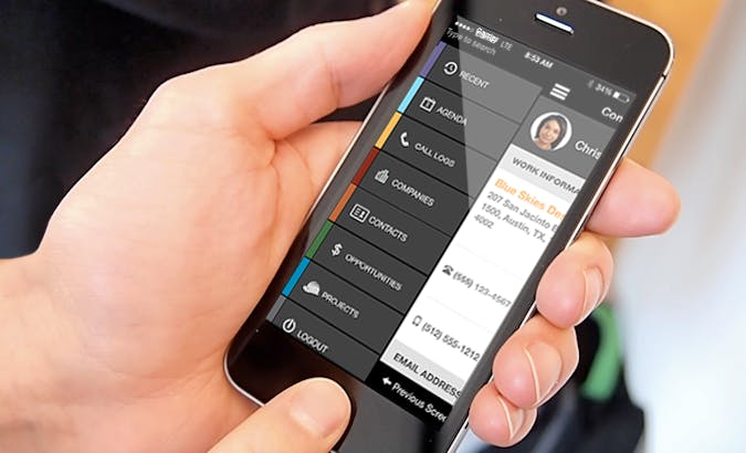 Unanet CRM by Cosential Screenshot 2