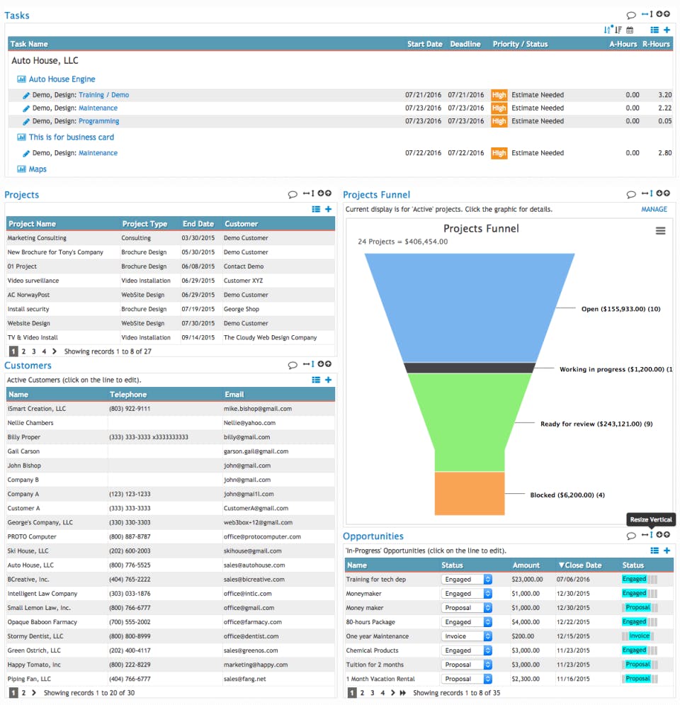 W3B CRM Screenshot 3