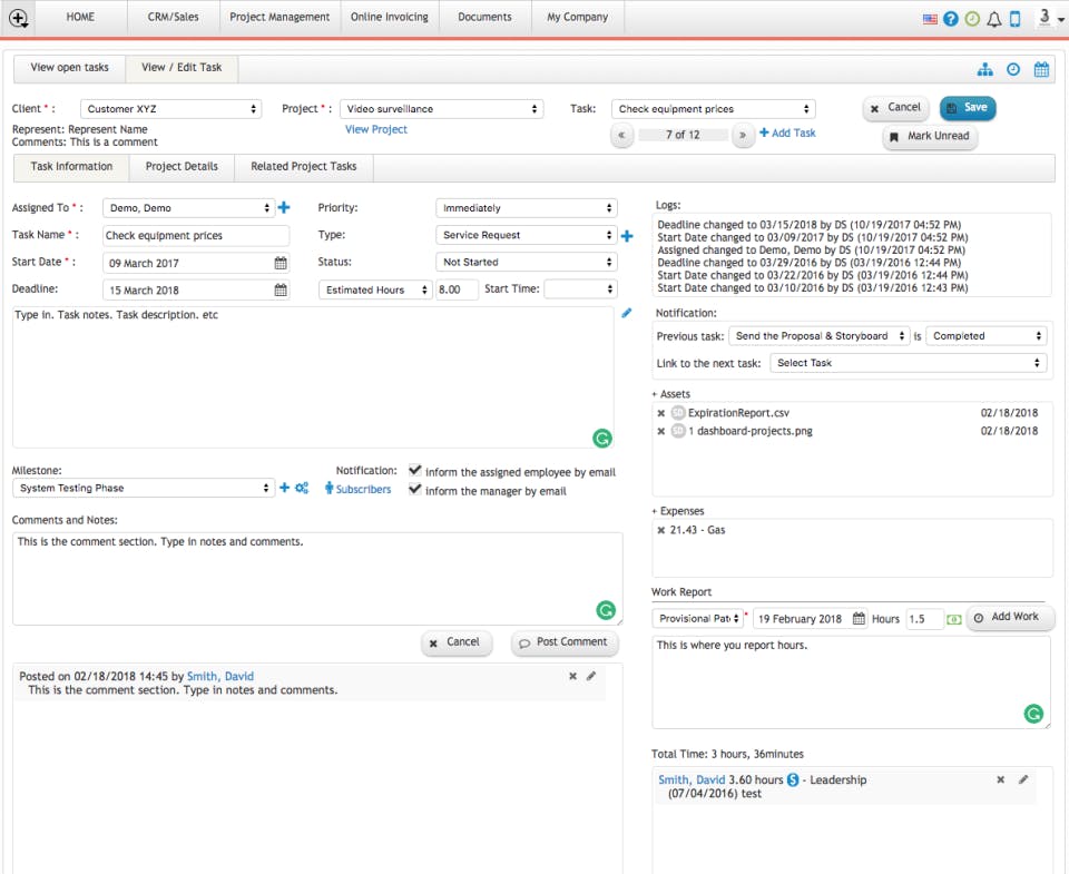W3B CRM Screenshot 5