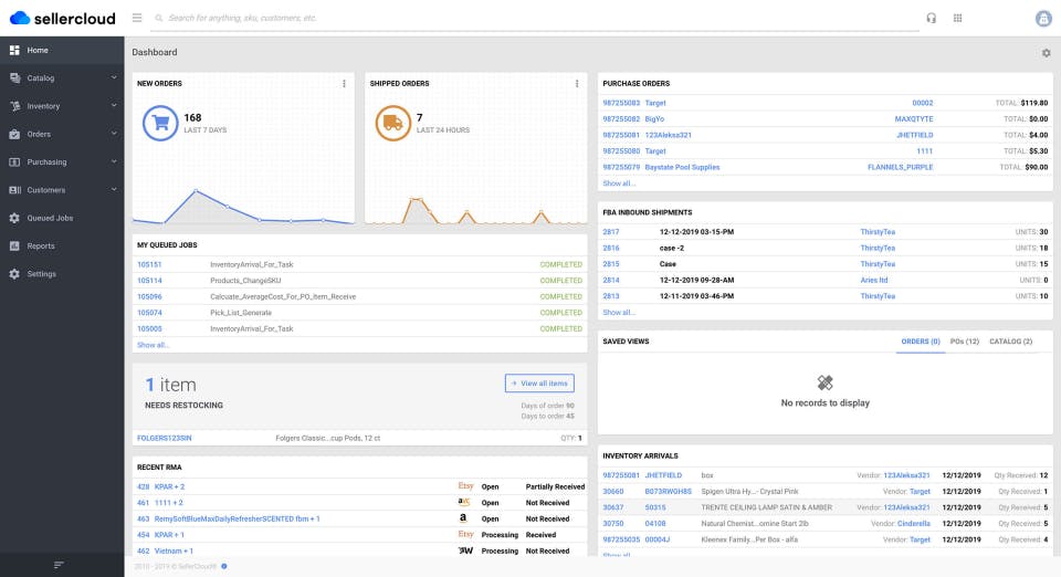 Sellercloud Screenshot 1