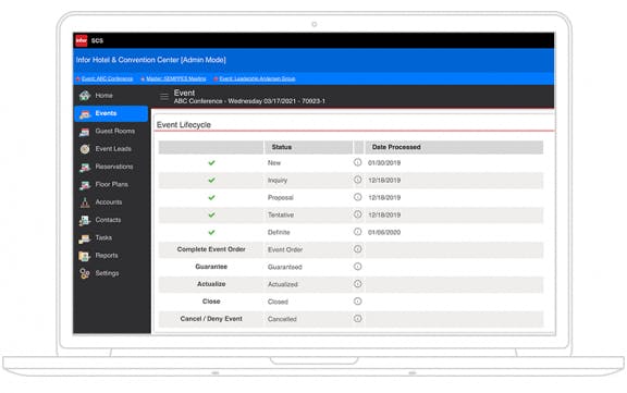 Infor Sales & Catering Screenshot 2
