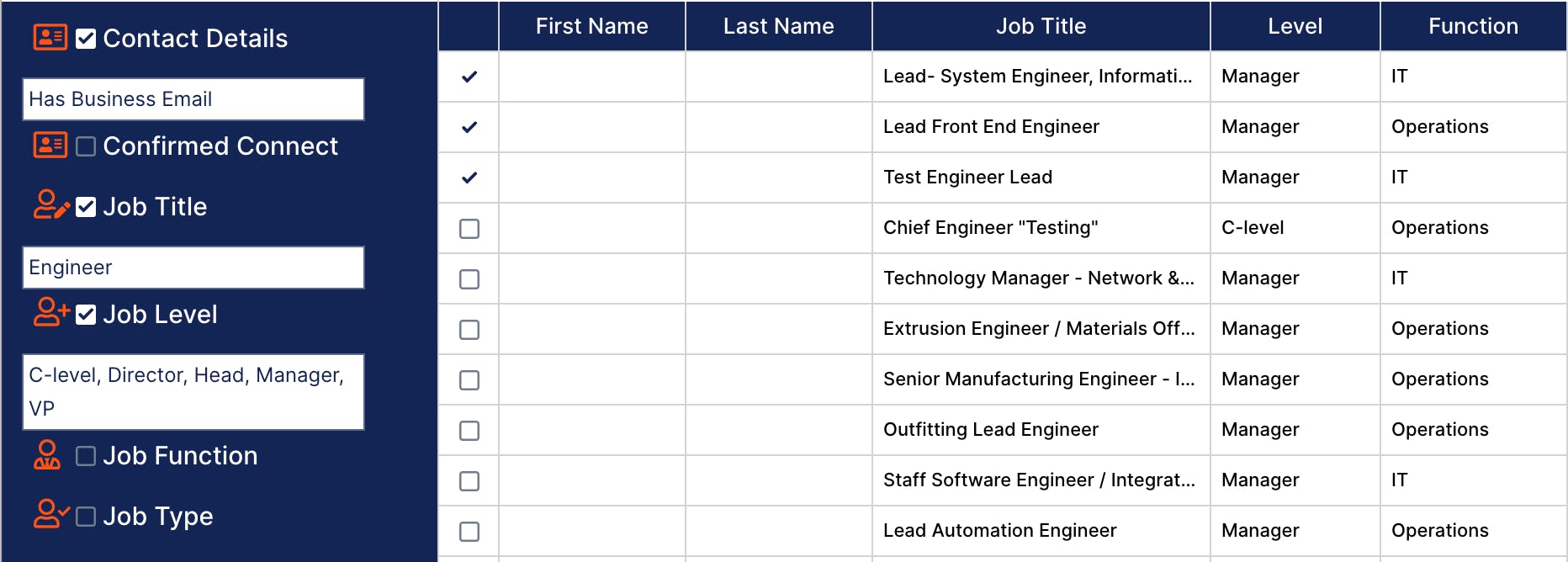 DemandScience Intelligence Screenshot 1